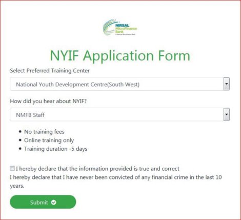 Open nyif application form 